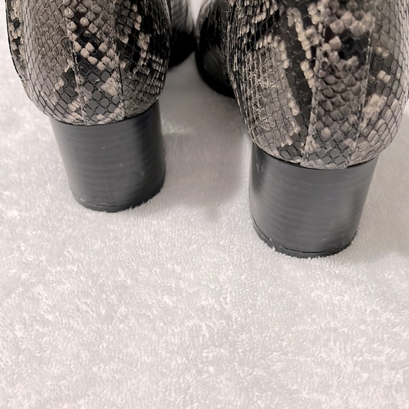 Old Navy Faux Snakeskin Ankle Booties - Picture 5 of 6